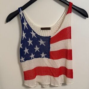 The Classic Stars & Stripes Knit Tank - Red, White & Blue